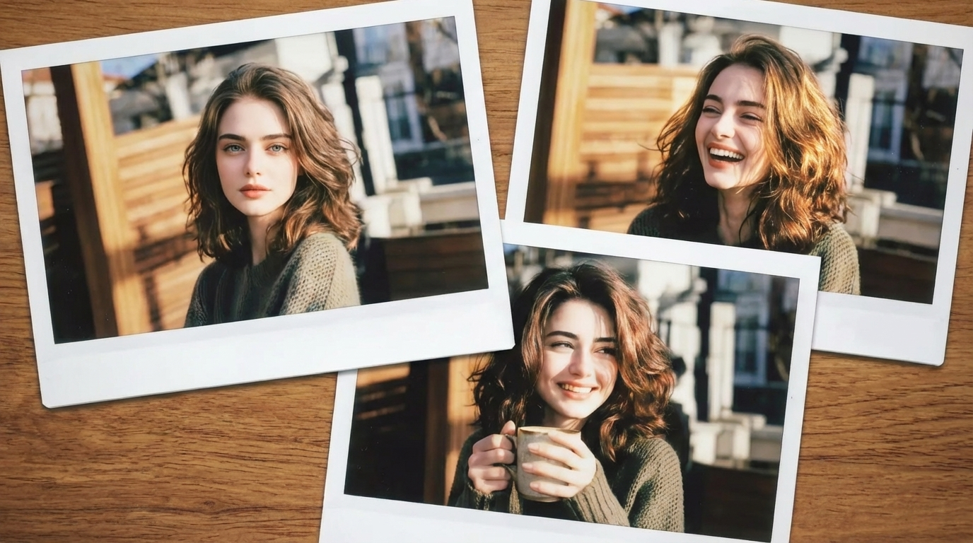 AI Polaroid Camera Effect