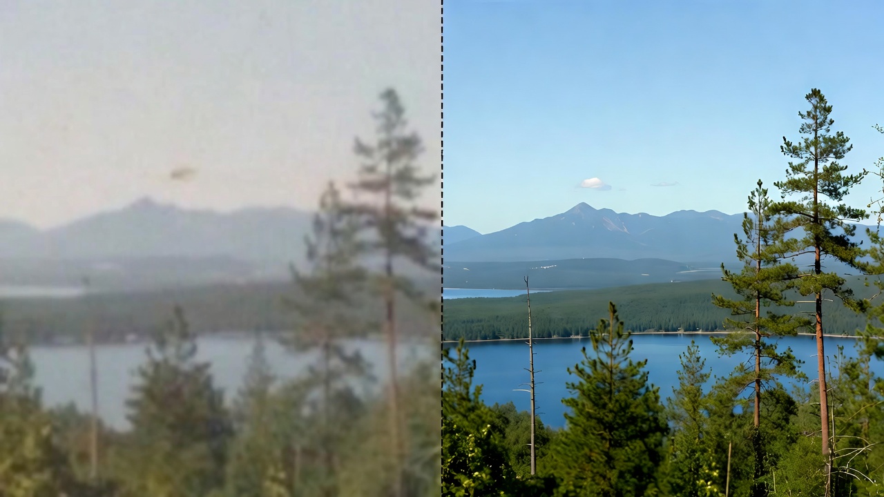 Blurry Landscape Enhanced Best Example