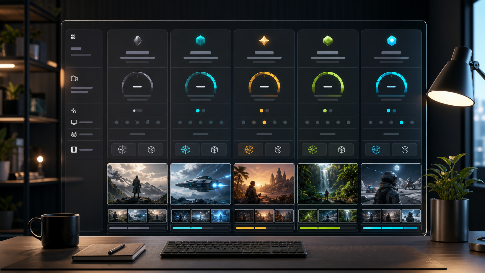 AI video generator price comparison dashboard