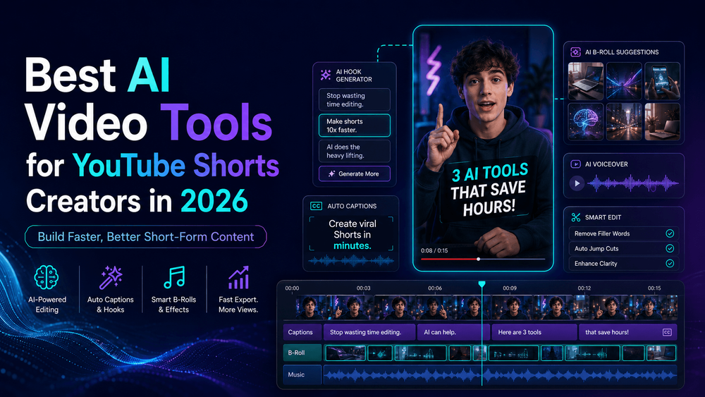 Best AI Video Tools for YouTube Shorts Creators in 2026 | VideoAny