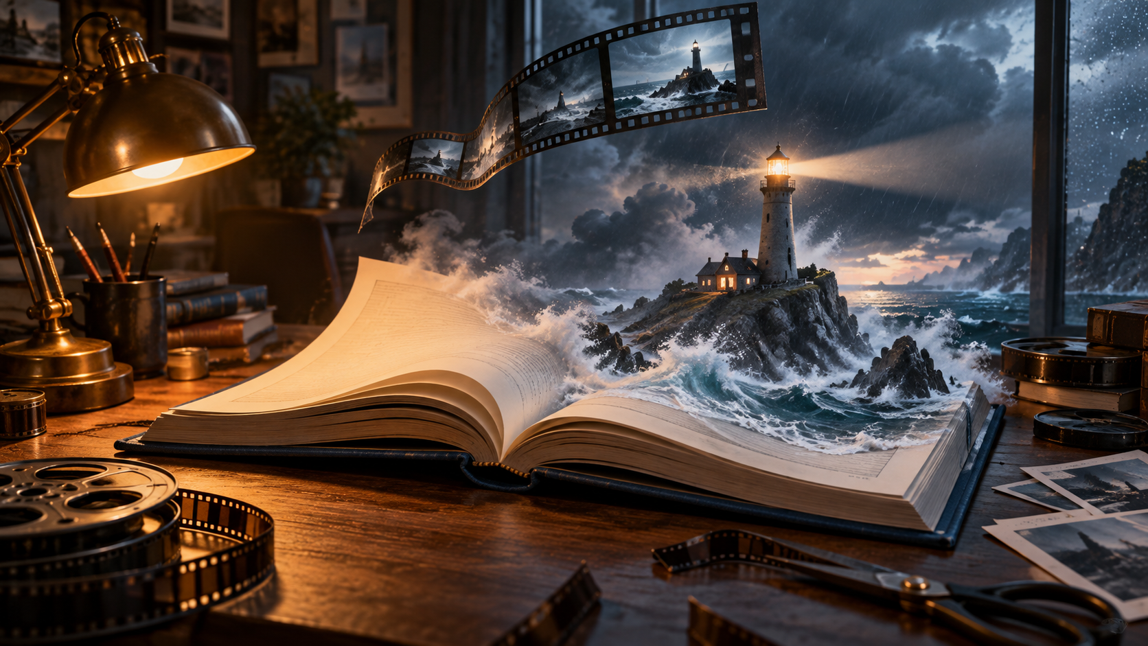 Can AI Turn a Novel into a Movie? Start with a Scene That Works