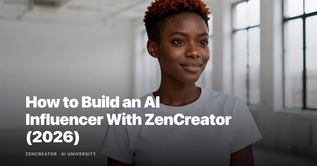 How to build AI influencer source cover referenced by the source guide