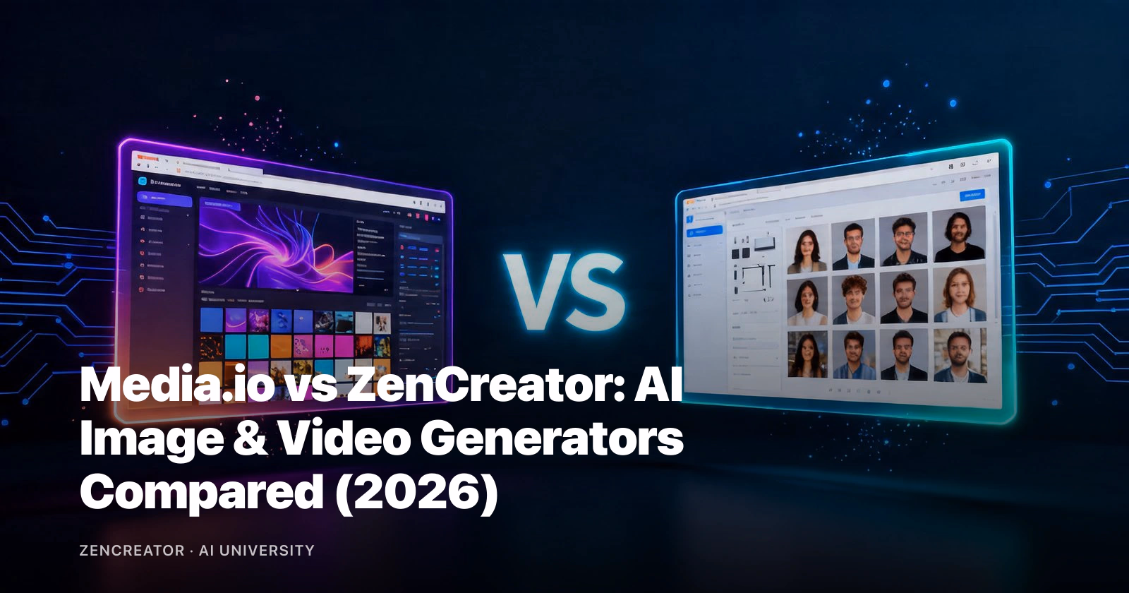 AI image and video workflow comparison visual shown in related source content