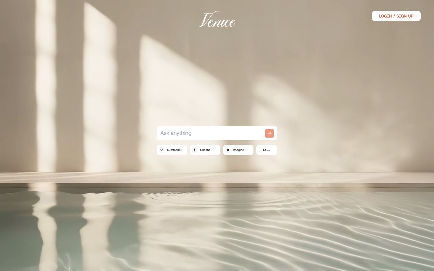 Venice AI visual from source page