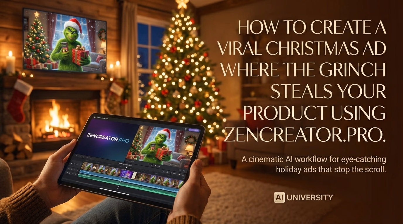 How to Create a Christmas-Themed Product Commercial
