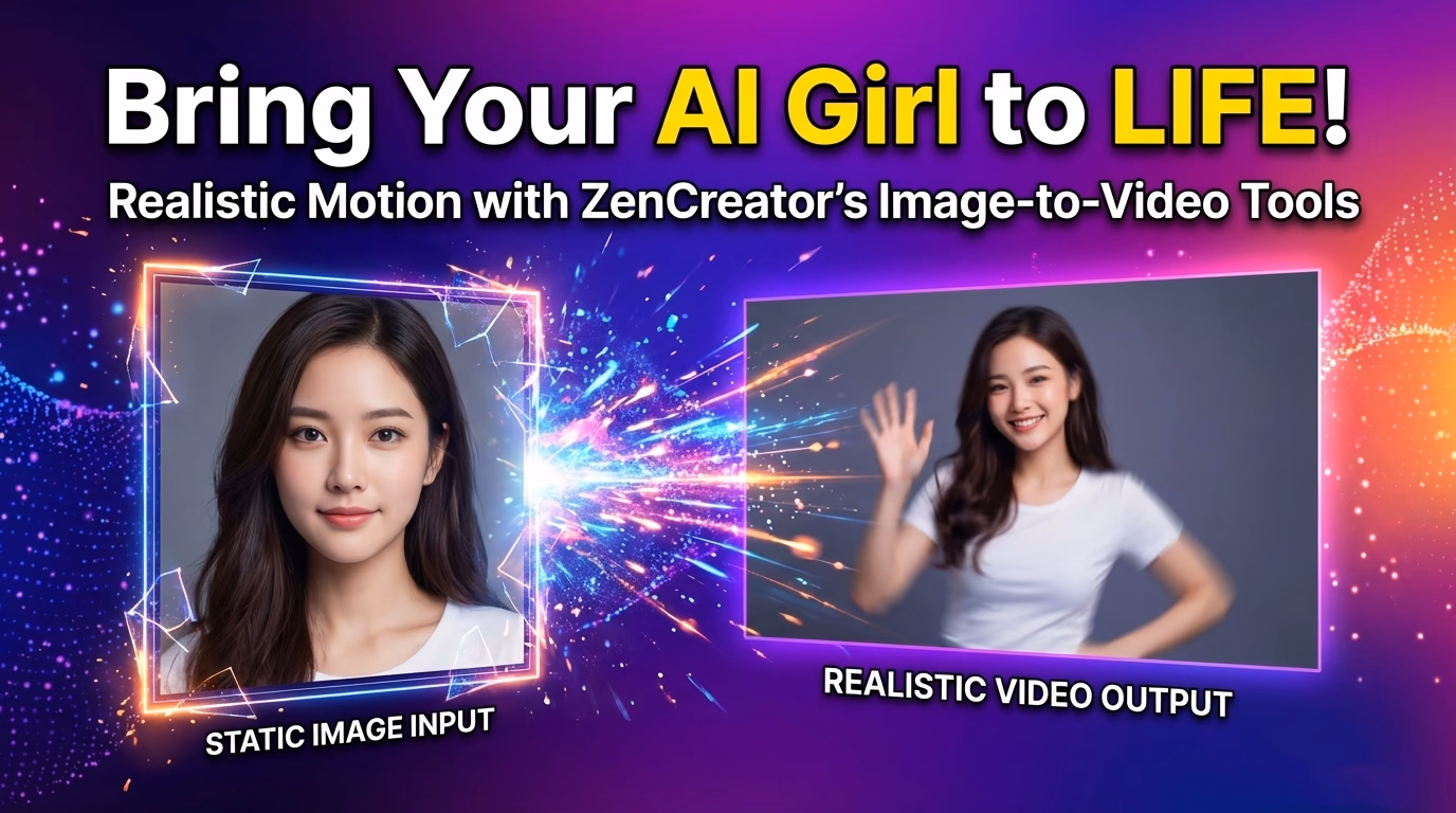 Realistic AI girl video cover from the source page