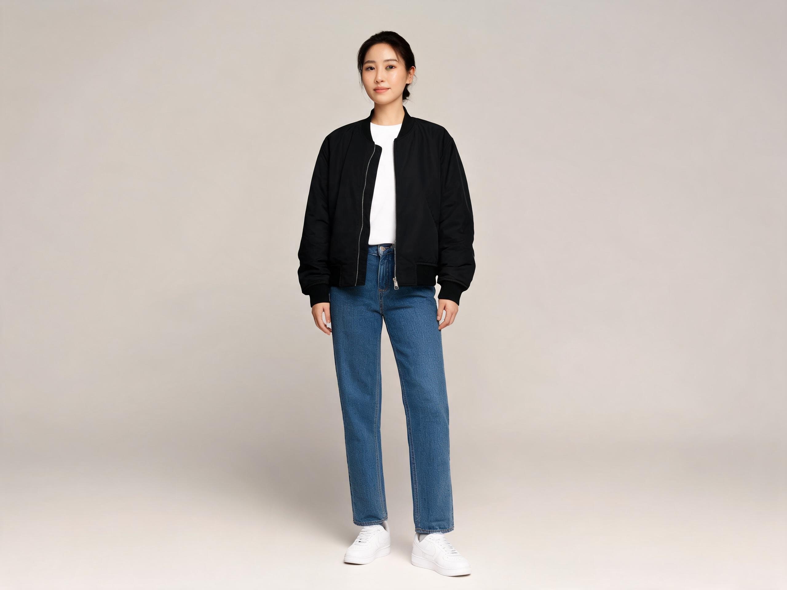 Original photo: Checked jacket applied to a portrait